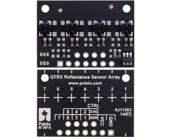 Qtrx-Md-04A Reflectance Sensor Array: 4-Channel 8Mm Pitch Analog Output Low Current - Visible Light