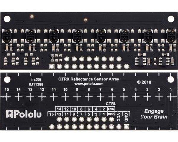 Qtrx-Md-08Rc Reflectance Sensor Array: 8-Channel 8Mm Pitch Rc Output Low Current - Sensor