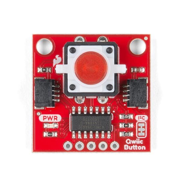 Qwiic Button - Red LED - Qwiic