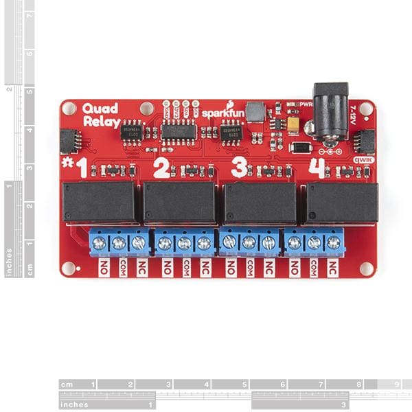 Qwiic Quad Relay (COM-15102) - Qwiic