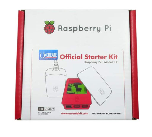 Raspberry Pi 3 B+ Official Hdmi Starter Kit - White - Raspberry Pi Kits