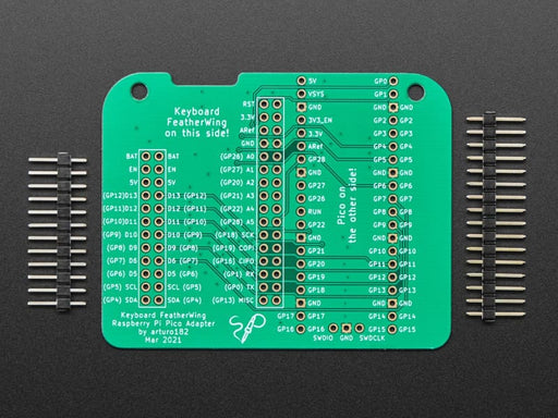 Raspberry Pi Pico Adapter PCB for Keyboard FeatherWing - Component