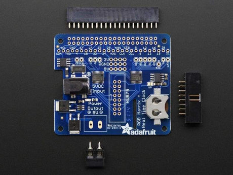 Rgb Matrix Hat + Rtc For Raspberry Pi - Mini Kit (Id: 2345) - Accessories And Breakout Boards