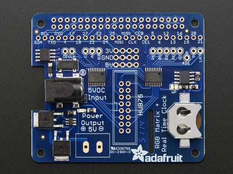 Rgb Matrix Hat + Rtc For Raspberry Pi - Mini Kit (Id: 2345) - Accessories And Breakout Boards