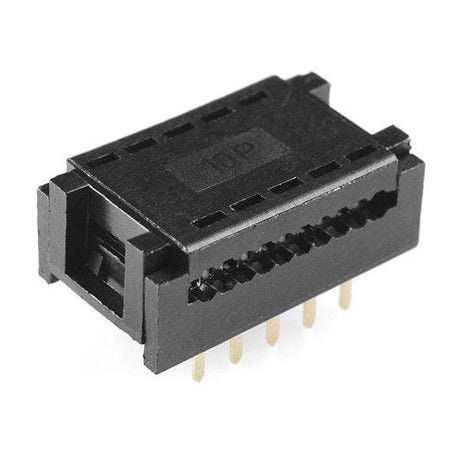 Ribbon Crimp Connector - Breadboard Friendly (2X5 Female) - Connectors