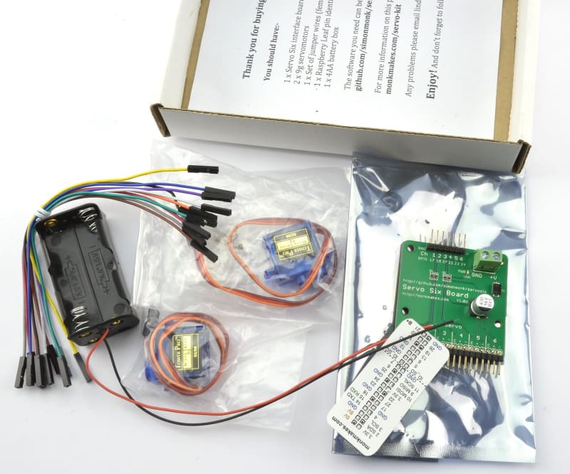 Servo Kit for Raspberry Pi - Breakout Boards