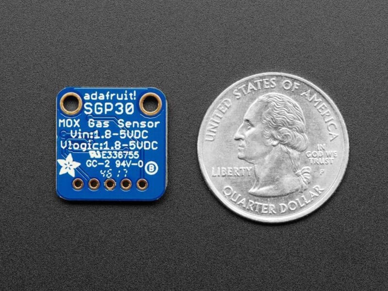 Sgp30 Air Quality Sensor Breakout - Voc And Eco2 (Id: 2458) - Atmospheric