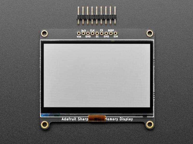 SHARP Memory Display Breakout - 2.7 400x240 Monochrome - Component