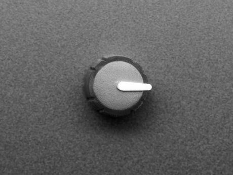 Slim Rubber Rotary Encoder Knob - 11.5mm x 14.5mm D-Shaft - Component