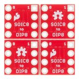 Soic To Dip Adapter - 8-Pin (Bob-13655) - Breakout Boards