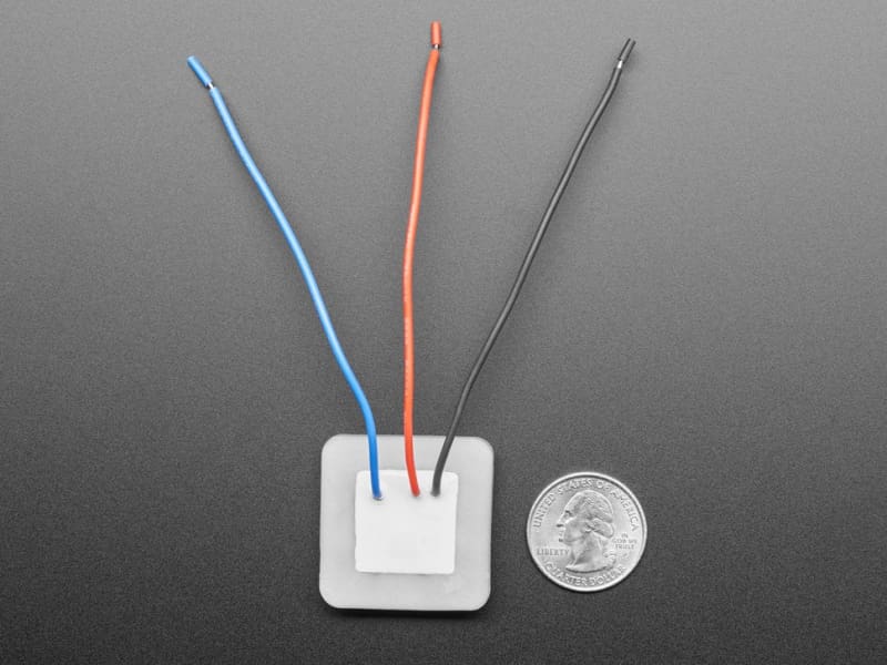 Square Silicone Button PWM Controller - 3 Wire - 3.6V to 12VDC - Component