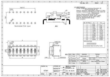 Switch - 4 Way Dip - Switches