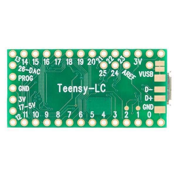 Teensy Lc With Bootloader (Dev-13305) - Derivative Boards