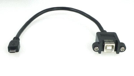 Teensy Usb Cable Micro-B To Standard-B Panel Mount Adaptor - Cables And Adapters