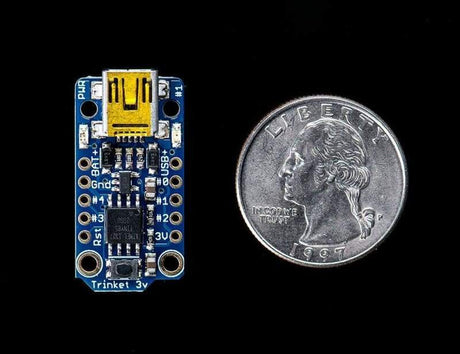 Trinket Mini Microcontroller - 3.3V (Id: 1500) - Derivative Boards