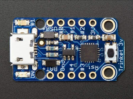 Trinket Mini Microcontroller - 3.3V (Id: 1500) - Derivative Boards