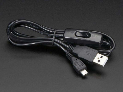USB Cable with Switch - A to Micro B - Cables and Adapters