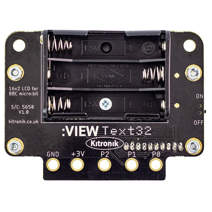 :VIEW text32 LCD Screen for the BBC micro bit - Micro:bit