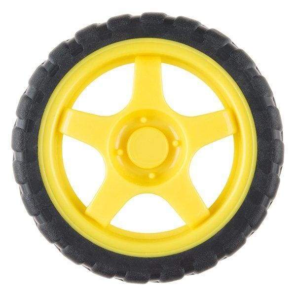 Wheel - 65Mm (Rubber Tire Pair) (Rob-13259) - Hardware