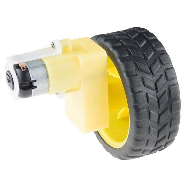 Wheel - 65Mm (Rubber Tire Pair) (Rob-13259) - Hardware