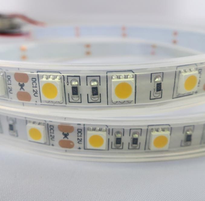 White Analogue 4 Metre LED Strip - 60 LED/m Warm White - Weatherproof - LEDs