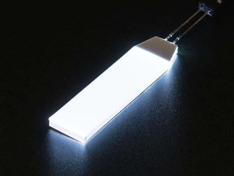 White Led Backlight Module - Small 12Mm X 40Mm - Leds