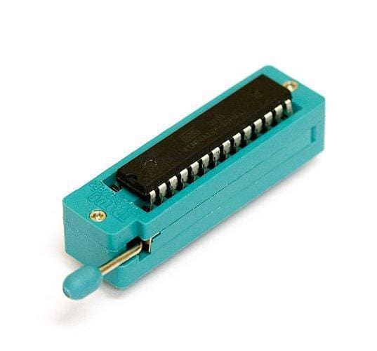 Zif Socket 28-Pin 0.3 Inch - Breakout Boards