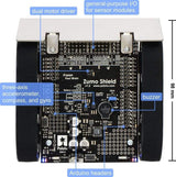 Zumo Robot For Arduino V1.2 (Assembled With 75:1 Hp Motors) - Shields